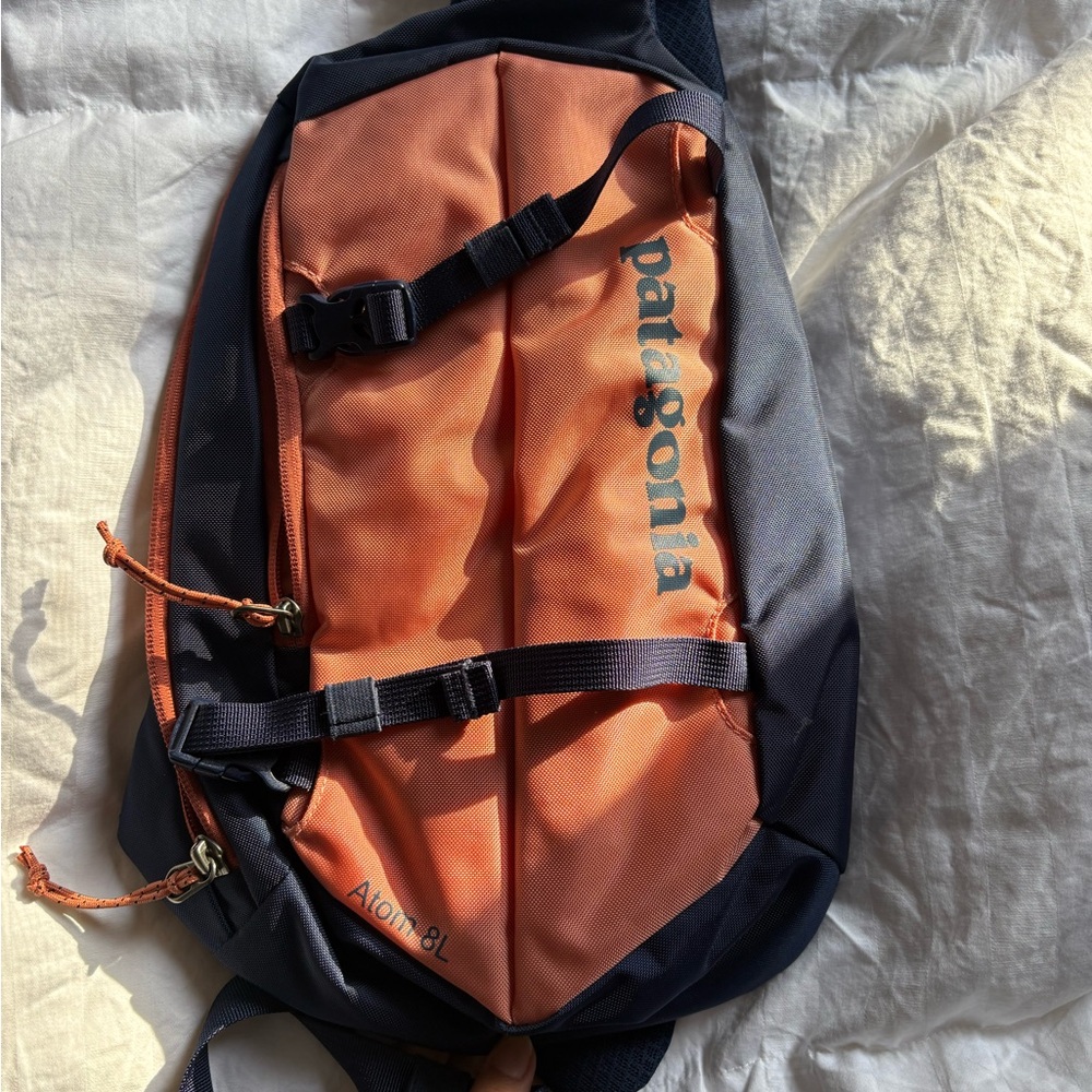 Patagonia Sling Bag Navy blue and Orange